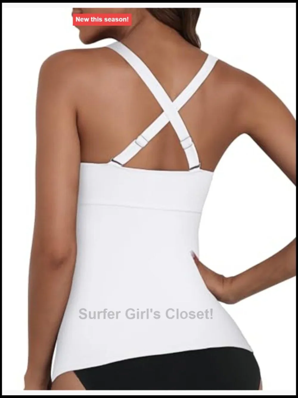 N/A underwire tankini